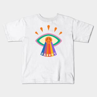 Groovy Hippie Flower Kids T-Shirt